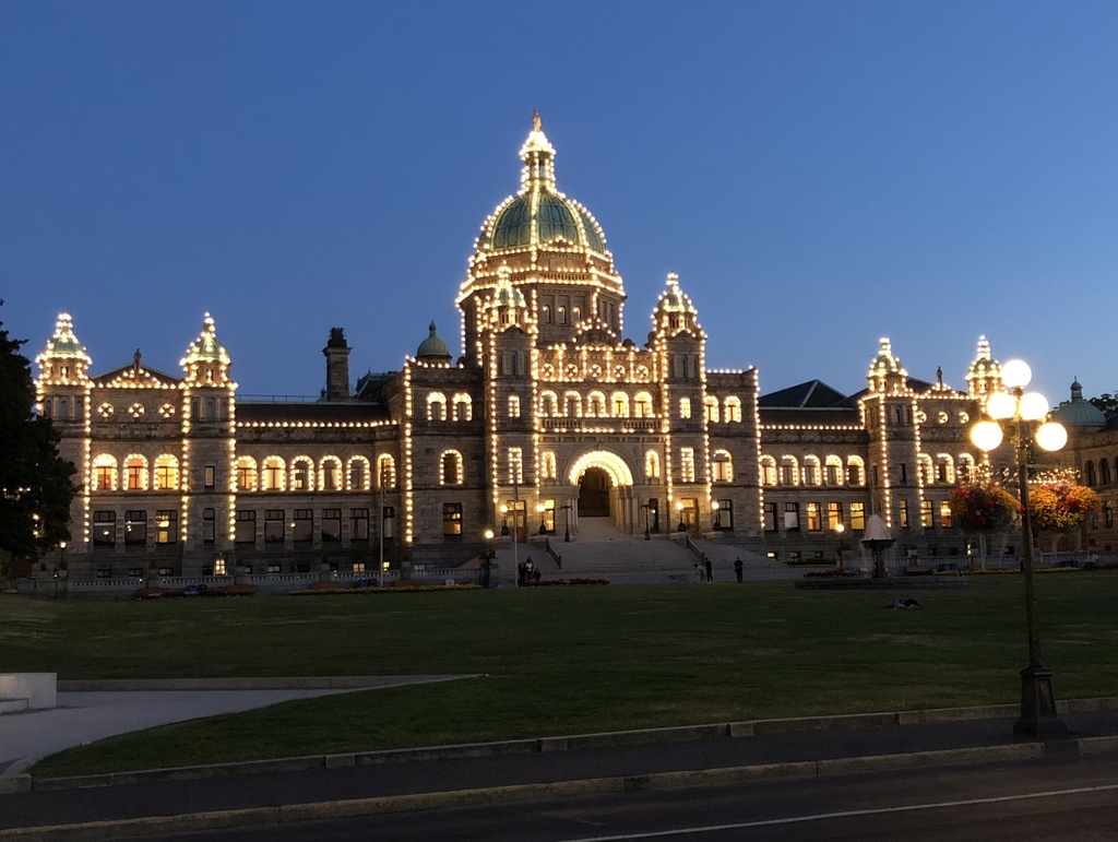 Legislature Building in Victoria